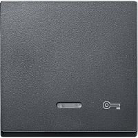 SCHNEIDER ELECTRIC Клавиша с окошком для светоиндикатора КЛЮЧ антрацит (MTN430714)
