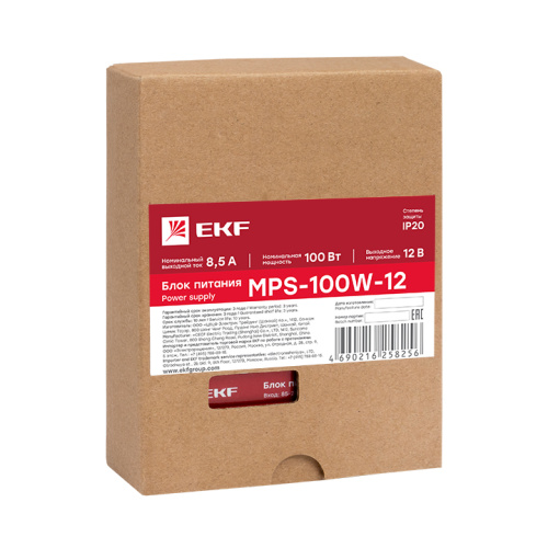 EKF Блок питания 12В MPS-100W-12  Proxima (mps-100w-12) фото 3