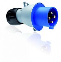 ABB Вилка кабельная ICAT 332-P11 32А 3P+E IP44 11ч  (332-P11)  (2CMA193518R1000)