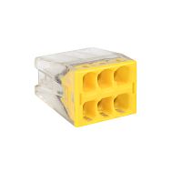 EKF Клемма СМК 2273-246  (с пастой) 6 отверстий 0.5-2.5мм2  (4шт.) PROxima (plc-smk-2273-246r)