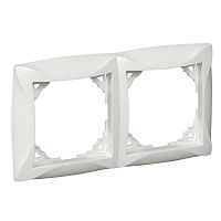 SCHNEIDER ELECTRIC ДУЭТ Рамка 2 поста белая (WDE000102)