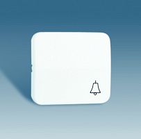 SIMON Клавиша звонок для 73150-39, S73 белый (73017-30)