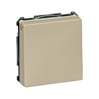 SCHNEIDER ELECTRIC Розетка с заземлением без шторок с крышкой бежевая (MTN2311-4044)