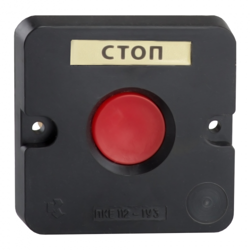 KEAZ Пост кнопочный ПКЕ 112-1-У3-IP40-КЭАЗ  (красная кнопка) (150729)