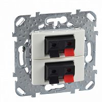 SCHNEIDER ELECTRIC UNICA Розетка аудио двойная бежевая (MGU5.8787.25ZD)