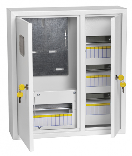 IEK Щит учетно-распределительный навесной ЩУРн-3/30зо-1 38 IP31 (MKM35-N-30-31-ZO)