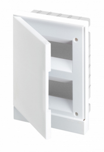 ABB Бокс в нишу ЩРв-П-16М белая дверь Basic E  (с клеммами) (1SZR004002A1105)