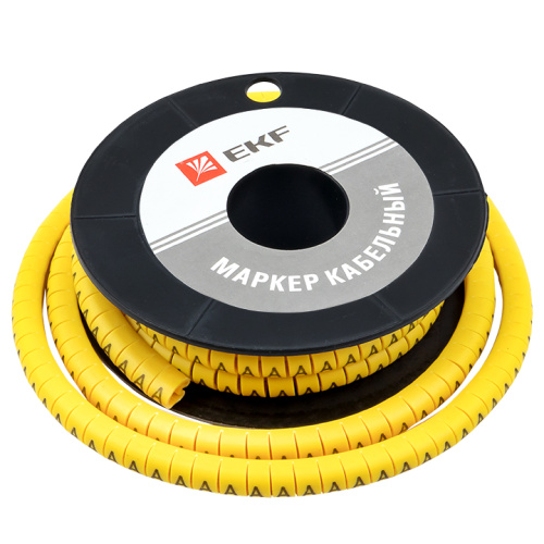 EKF Маркер кабельный 4.0кв.мм A  (500ед)  (ЕС-2) (plc-KM-4-A) фото 2