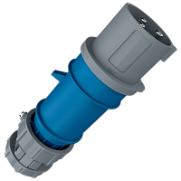 MENNEKES Вилка кабельная 16А 2Р+E IP44 PowerTOP (3919)