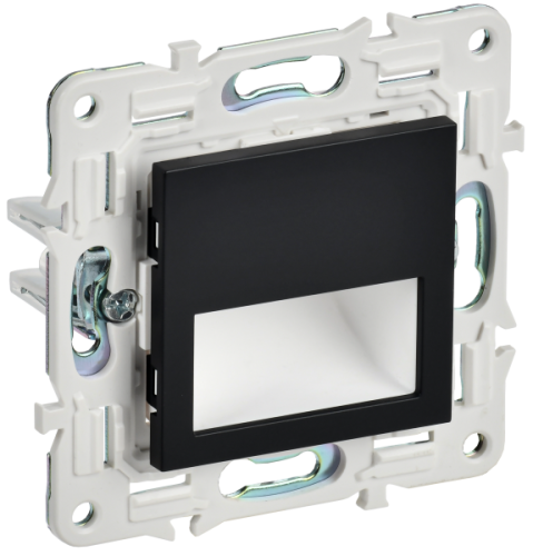 IEK SKANDY Подсветка LED встраиваемая SK-L01Bl черный  (SK-FL20-K02)