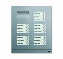 ABB Станция вызывная аудио 15 клавиш сталь (8300-0-0303)