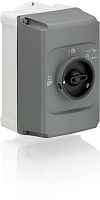 ABB Бокс IB132-G для MS116/132 IP 65 с черной ручкой (1SAM201911R1010)