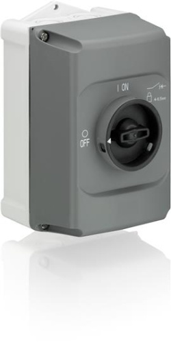 ABB Бокс IB132-G для MS116/132 IP 65 с черной ручкой (1SAM201911R1010)