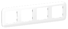 FLITE ARTISTIC Рамка 4-местная  белый (FI-M42-31-20-K01)