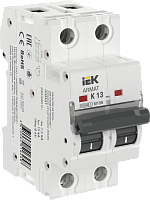 IEK ARMAT Выключатель автоматический двухполюсный M10N  K 13А (AR-M10N-2-K013)