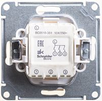 SCHNEIDER ELECTRIC W59 Выключатель трехклавишный, 10АХ, механизм, слоновая кость (VS0510-351-2-86)