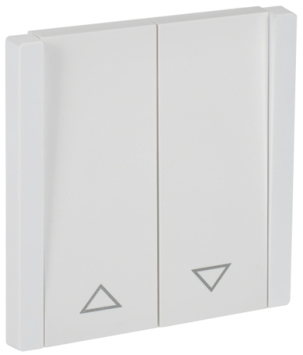 IEK FORTE&PIANO Выключатель жалюзи 10А FP211 белый  (FP-V15-0-10-1-K01)