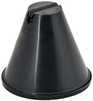 IEK Держатель проводника круглого 8-10мм для плоской кровли h=100мм пластик с бет.  (ZDP80-70-6-18-100)