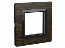 DKC Рамка из натурального дерева, ''Avanti'', венге, 2 модуля (4402842)