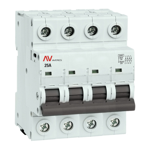 EKF Выключатель нагрузки AVN 4P 25A  AVERES (avn-4-25-av)