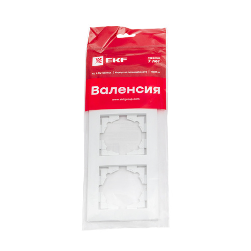 EKF Валенсия рамка 3-местная белая EKF PROxima (EWM-G-303-10) фото 2
