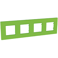 SCHNEIDER ELECTRIC Unica-Quadro Рамка 4 поста киви (MGU4.708.28)