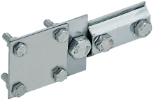 IEK Зажим соединительный контрольный пруток 6-8мм-полоса 30мм оцинкованная сталь HDZ  (ZCC56-14-1-68-30)