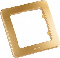 HEGEL MASTER Рамка на 1 пост, золото (Р401-07)