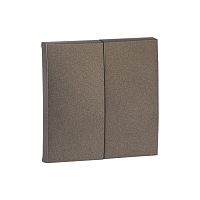 EKF Валенсия лицевая панель выключателя 2-кл. 10А графит EKF PROxima (ESV10-L-023-60)