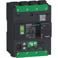 SCHNEIDER ELECTRIC Выключатель автоматический 4П NSXm 16kA Vigi 160A кабельный наконечник/шины (LV426758)