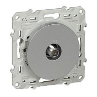 SCHNEIDER ELECTRIC Розетка аудио Х2 алюминий (S53R446)