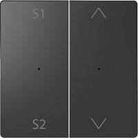 SCHNEIDER ELECTRIC Клавиша D-Life PlusLink 2-ная с S1/S2 вх/вз антрацит SD (MTN5227-6034)