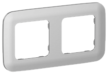 FLITE ARTISTIC Рамка 2-местная  алюминий (FI-M22-31-20-K47)