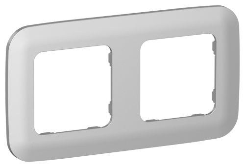 FLITE ARTISTIC Рамка 2-местная  алюминий (FI-M22-31-20-K47)