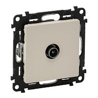 LEGRAND Valena LIFE Розетка ТВ c топологией звезда 0-2400 МГц С лицевой панелью Слоновая кость (753551 )