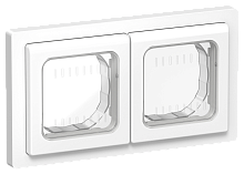 FLITE Рамка 2-местная IP55 белый (FI-M20-32-55-K01)