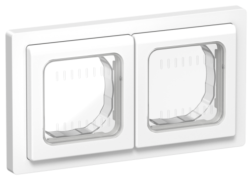 FLITE Рамка 2-местная IP55 белый (FI-M20-32-55-K01)