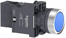 SCHNEIDER ELECTRIC Кнопка со светодиодной подсветкой 220В синяя 1НО (XA2EW36M1)