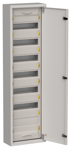IEK TITAN 5 Корпус металлический ЩРн-84 (1х84) 1085х310х140мм IP31 серый (одна дверь)  (TI5-50-N-084-31-7035)