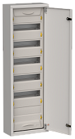 IEK TITAN 5 Корпус металлический ЩРн-72 (1х72) 960х310х140мм IP31 серый (одна дверь)  (TI5-50-N-072-31-7035)