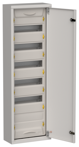 IEK TITAN 5 Корпус металлический ЩРн-72 (1х72) 960х310х140мм IP31 серый (одна дверь)  (TI5-50-N-072-31-7035)
