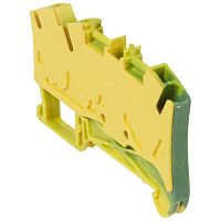 LEGRAND Клемма 4х6 1вход/2выхода заземление (037211 )