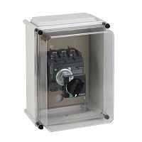 SCHNEIDER ELECTRIC Шкаф герметичный IP55 INS250 черная поворотная рукоятка (31204)