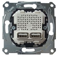 SCHNEIDER ELECTRIC USB розетка  (2x1,05А) механизм (MTN4366-0100)