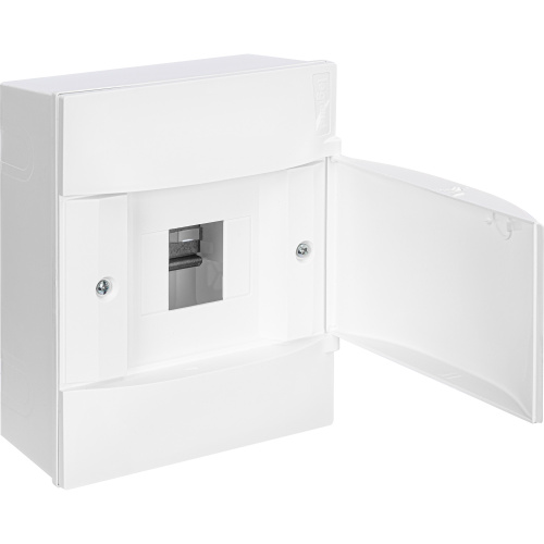 LEGRAND Practibox S Пластиковый щиток навесной 1X4 Белая дверь (134604) фото 5