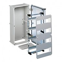 SCHNEIDER ELECTRIC Коробка PLS прозрачная RAL7035 инд 5540x270x180 с шасси 48 модулей (NSYPLS5427DLS48G)