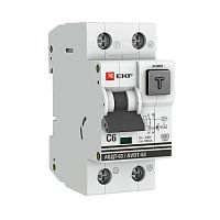 EKF Выключатель автоматический дифференциальный АВДТ-63 6А/100мА C электромеханический тип A 6кА PROxim (DA63-6-100em)