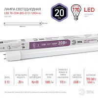 ЭРА Лампа светодиодная LED 20Вт G13 6500K 1200мм Т8 1600Лм труб пов хол (Б0033005)