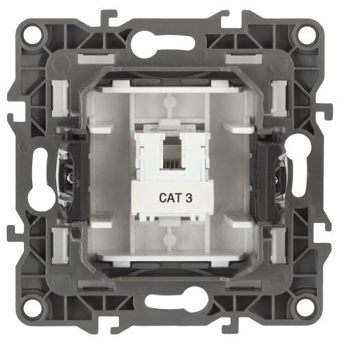 ЭРА Розетка телефонная RJ11, , белый, 12-3105-01 (Б0014711) фото 2