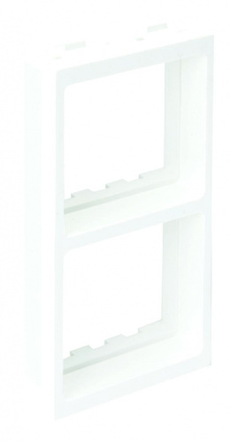 SIMON Connect Адаптер для 2-х механизмов  27 CIMA-модуль 52x108 мм SC белый (S78-9)